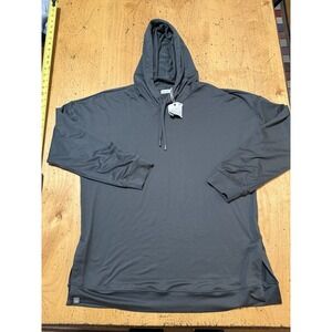 Barefoot Dreams Sweatshirt Womens Large  Malibu Dark Green Luxe Lounge  Hoodie